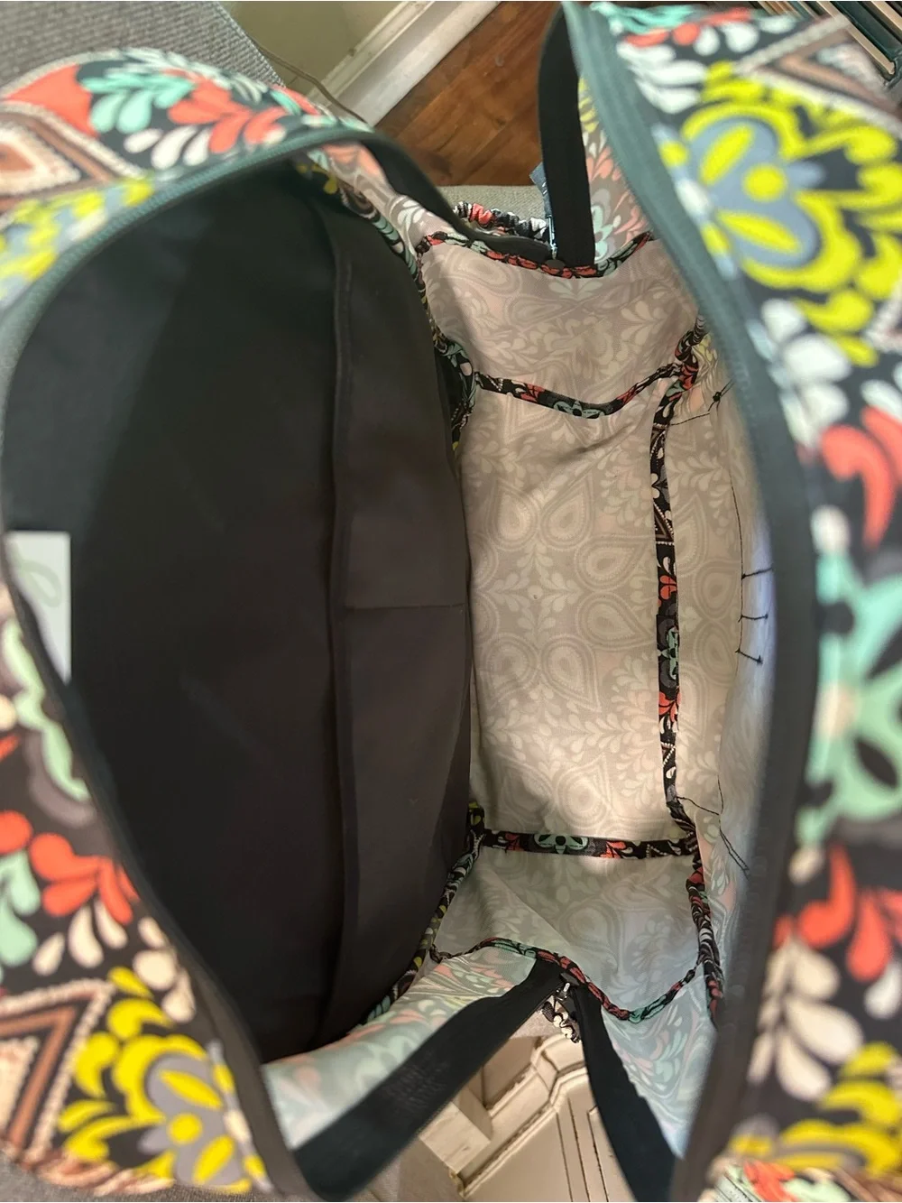 Like New Vera Bradley Sierra Floral Paisley Backpack